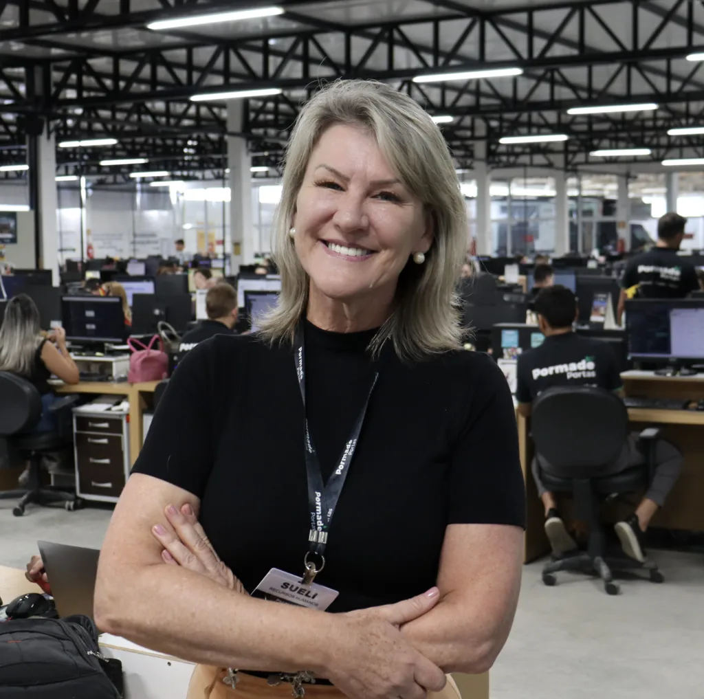 Mulher da Pormade - Sueli Heppner no Centro Administrativo da Pormade