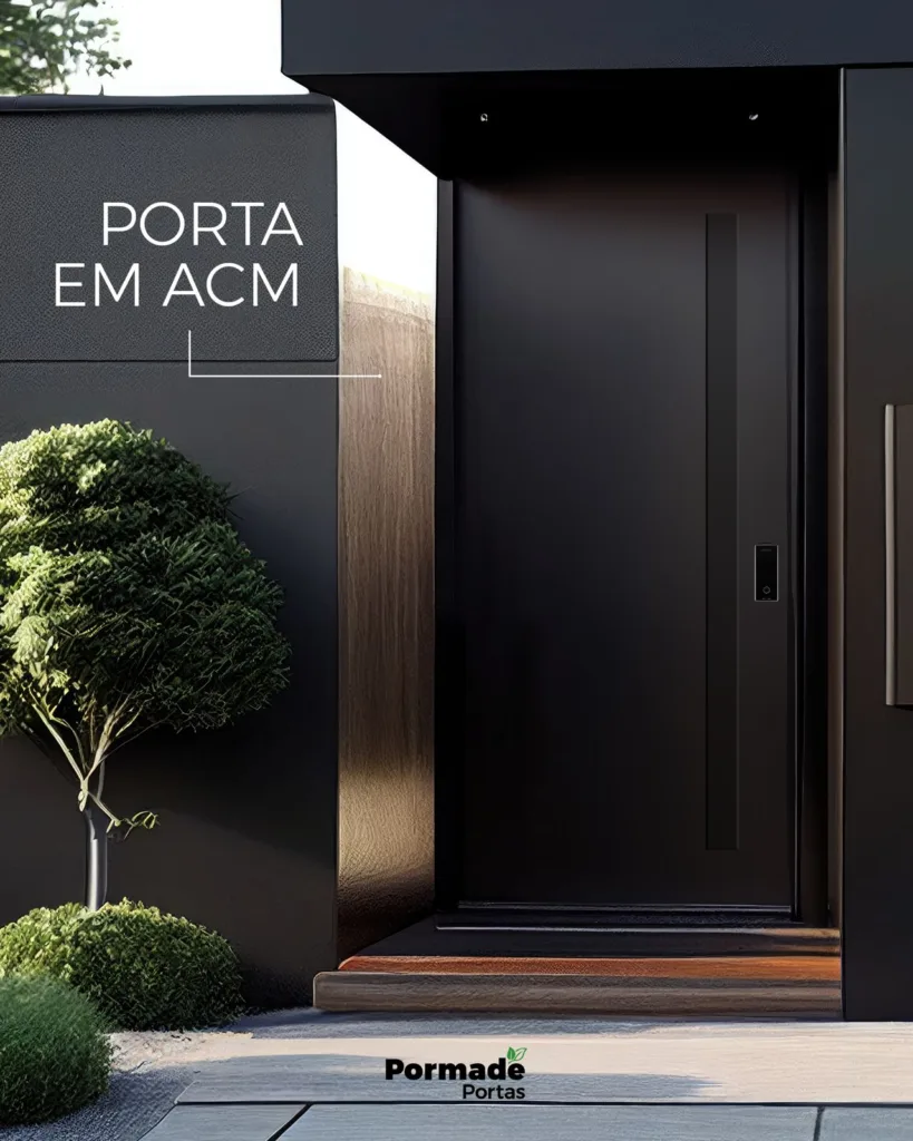 Porta ACM preta