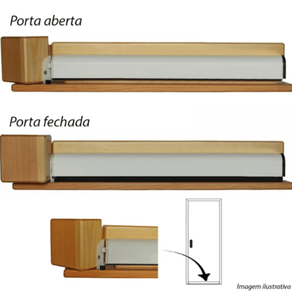 Detalhes sobre o acessório vedaporta