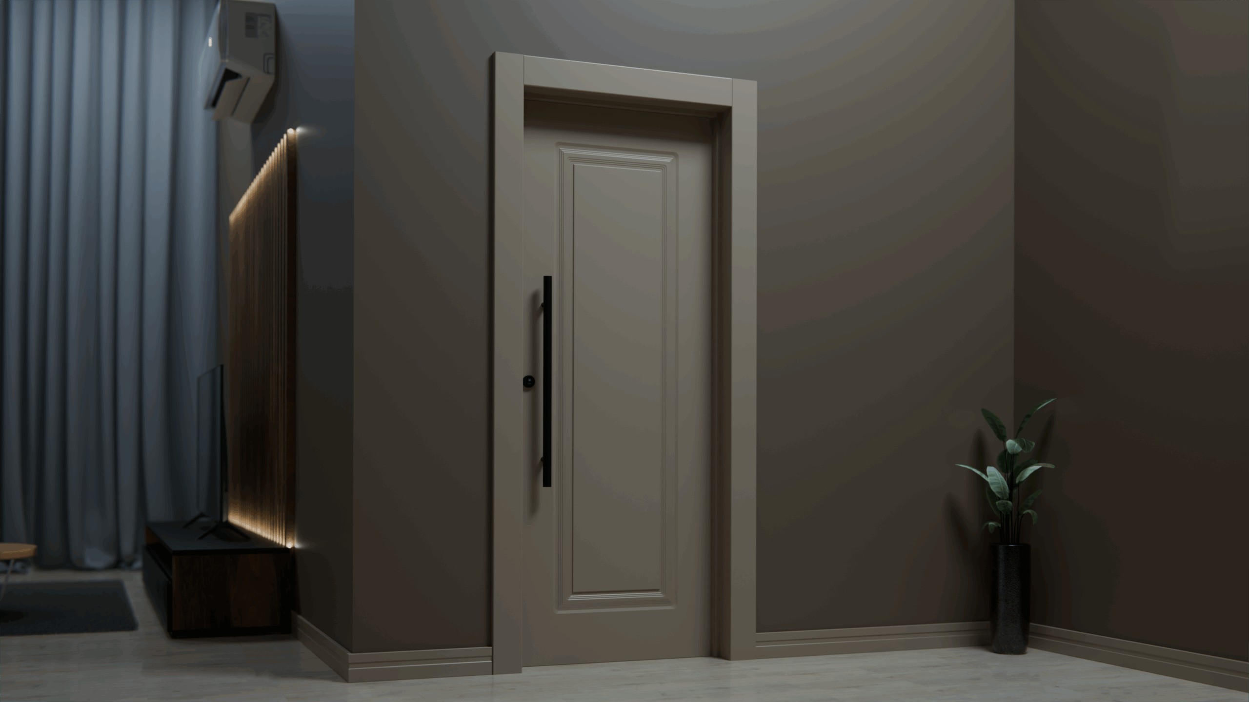 Porta laqueada na cor Fendi - Linha Fendi Aura Pormade